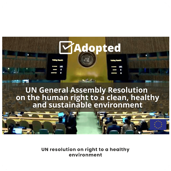 un resolution on right to a healthy environment